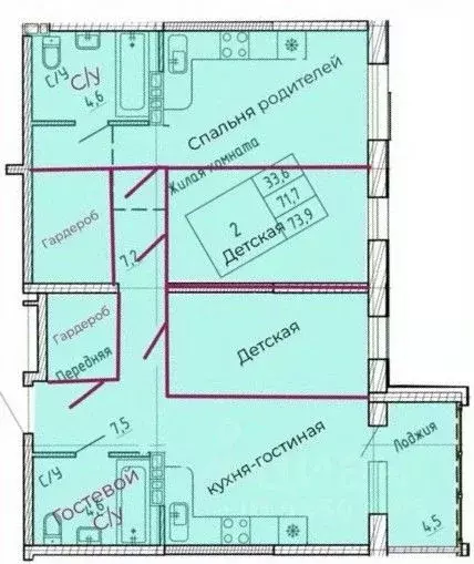 3-к кв. Приморский край, Артем  (72.6 м) - Фото 1