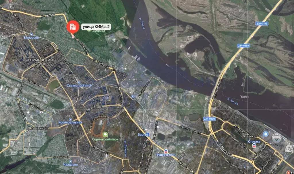 Участок в Нижегородская область, Нижний Новгород ул. Кима, 2 (14.3 ... - Фото 0