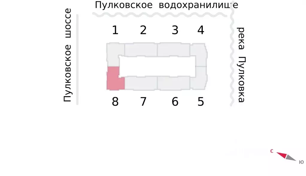 1-к кв. Санкт-Петербург пос. Шушары, Пулково Лэйк жилой комплекс (36.8 ... - Фото 2