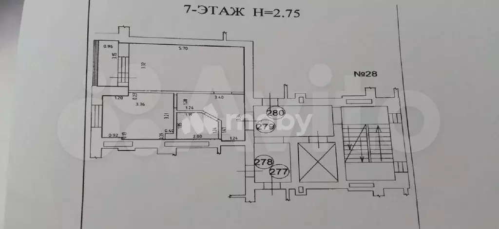 1-к. квартира, 39,7 м, 7/8 эт. - Фото 0