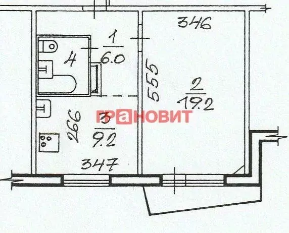 1-к кв. Новосибирская область, Новосибирск 2-я Обская ул., 69 (37.5 м) - Фото 0