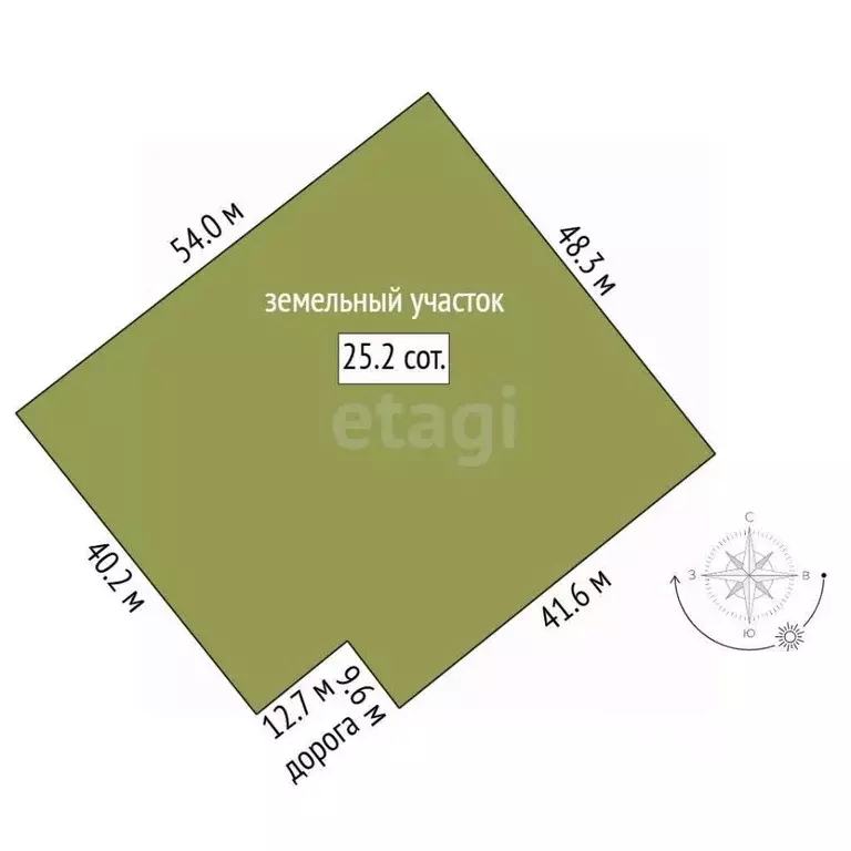 Участок в Москва № 253 кв-л, 4 (25.2 сот.) - Фото 1