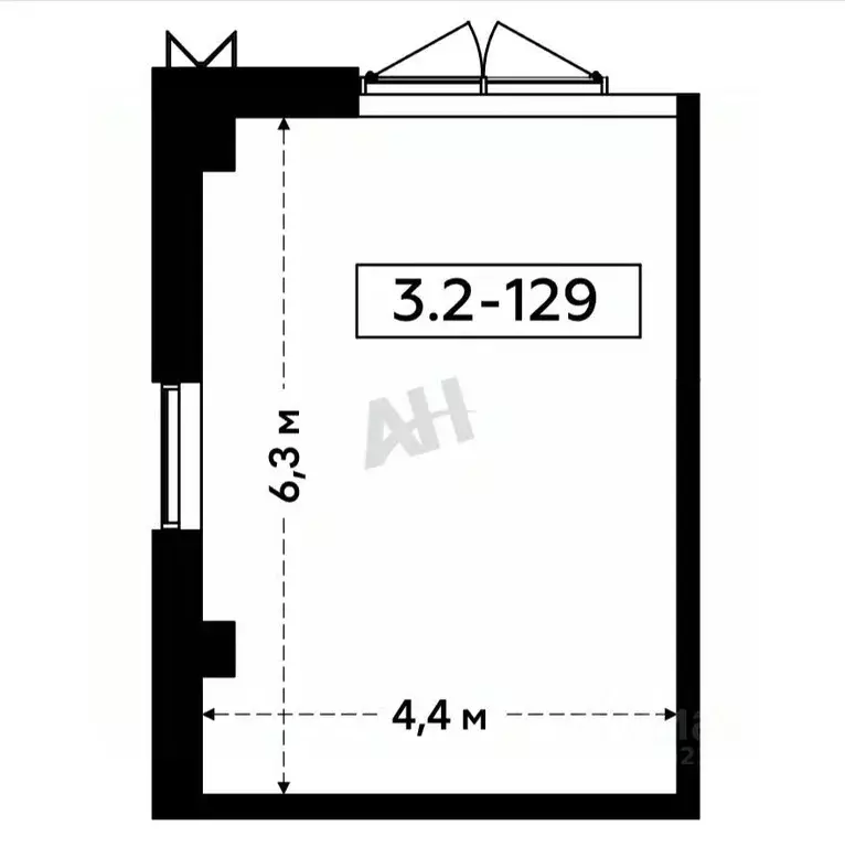 Помещение свободного назначения в Москва БК Прокшино тер., 3 (27 м) - Фото 1