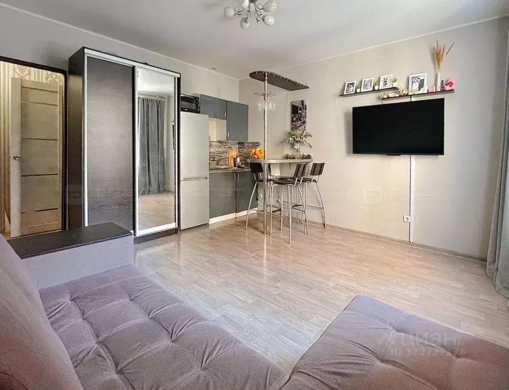 1-к кв. Татарстан, Казань просп. Победы, 139к2 (26.7 м) - Фото 1