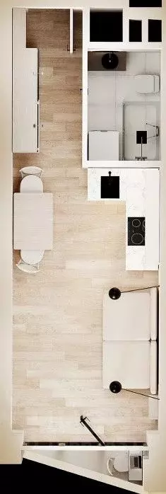 Студия Московская область, Одинцово Кутузовский мкр,  (24.25 м) - Фото 2