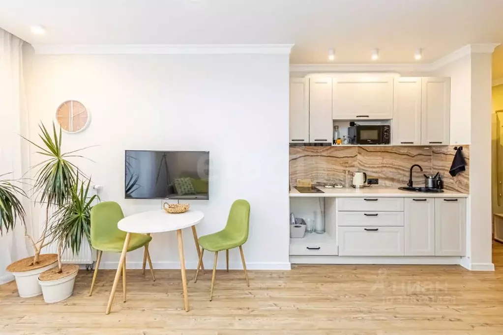 Студия Тюменская область, Тюмень ул. Фармана Салманова, 1 (27.2 м) - Фото 0