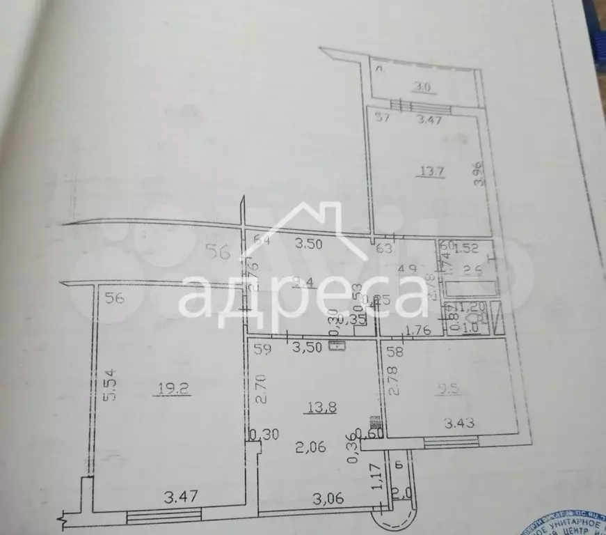 3-к. квартира, 78,9 м, 5/10 эт. - Фото 0