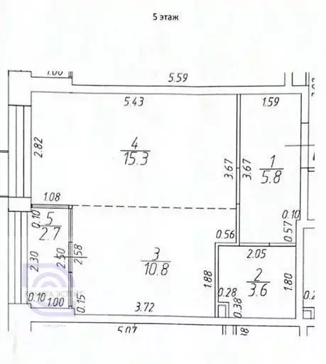 Свободной планировки кв. Москва Газгольдерная ул., 10 (38.2 м) - Фото 1