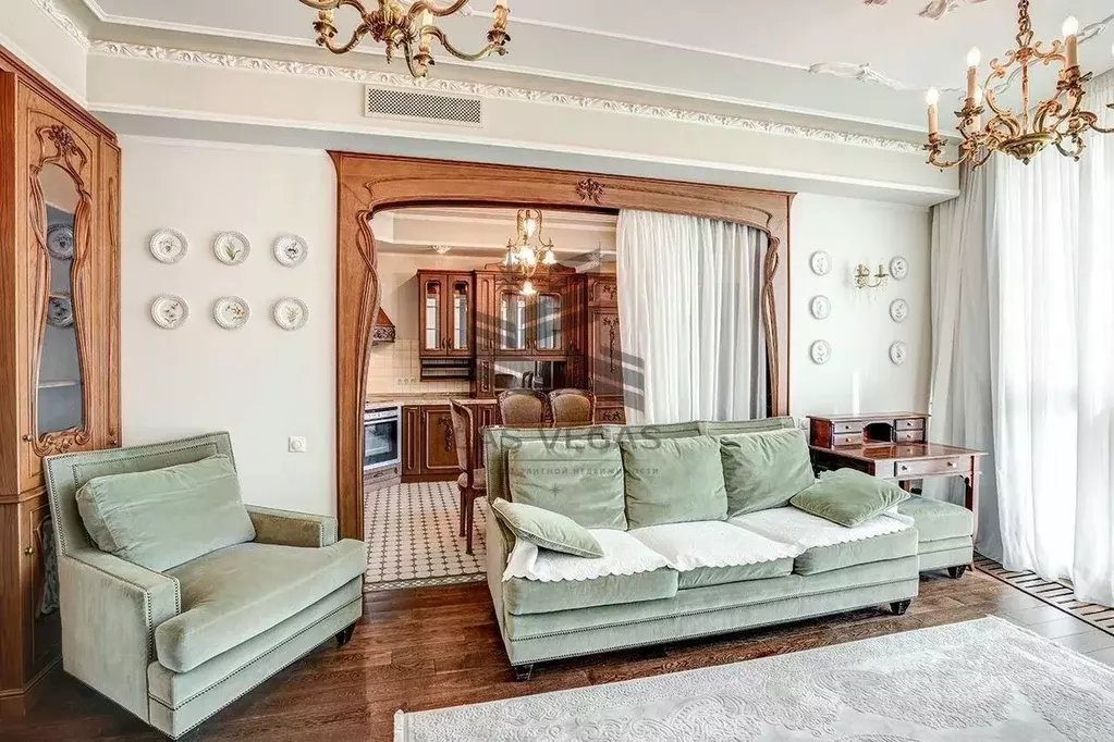 2-к кв. Санкт-Петербург ул. Смольного, 2к2 (79.2 м) - Фото 0