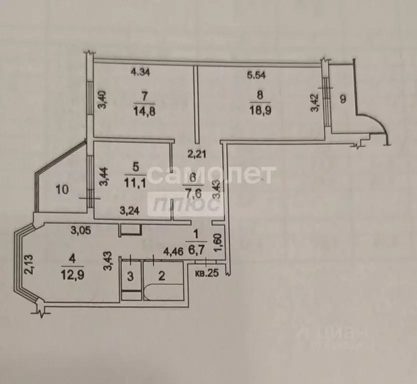 3-к кв. Московская область, Лобня ул. Физкультурная, 6 (76.0 м) - Фото 1