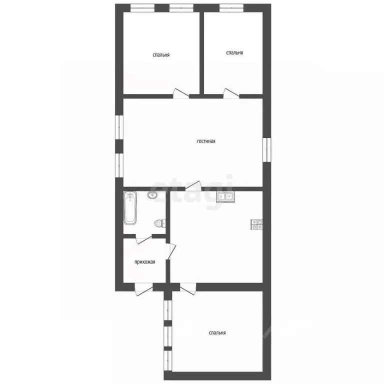 Дом в Ростовская область, Батайск ул. Ломоносова (110 м) - Фото 2