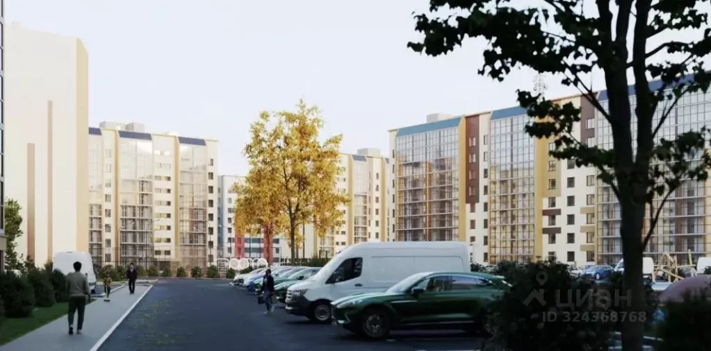 3-к кв. Курганская область, Курган Заозерный жилрайон, 8-й мкр, 12 ... - Фото 2