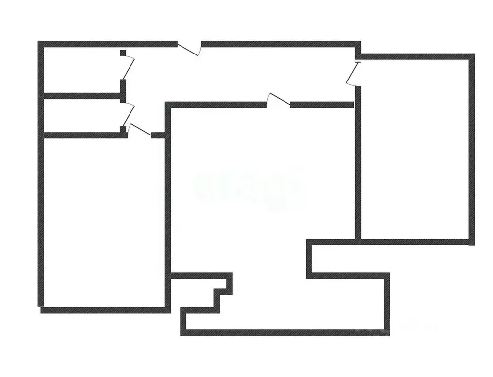 2-к кв. Курская область, Курск ул. Энгельса, 158к1 (56.7 м) - Фото 1