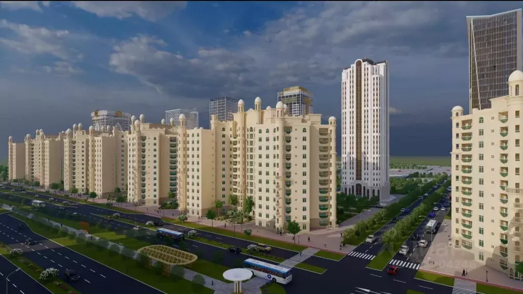 1-к кв. Чеченская республика, Грозный просп. В.В. Путина, 1/82 (52.8 ... - Фото 2