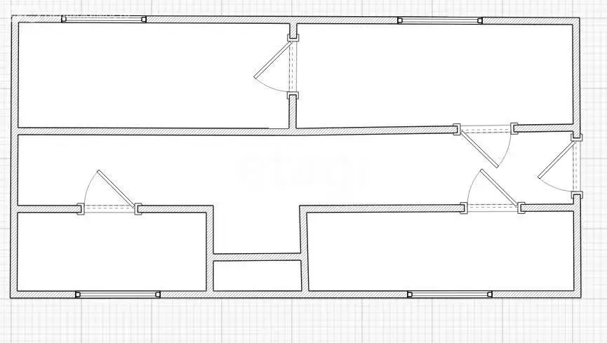 3-комнатная квартира: Буй, Клубная улица, 5 (55.3 м) - Фото 1