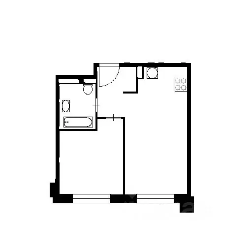 2-к кв. Москва Ясеневая ул., 12к1 (38.0 м) - Фото 2