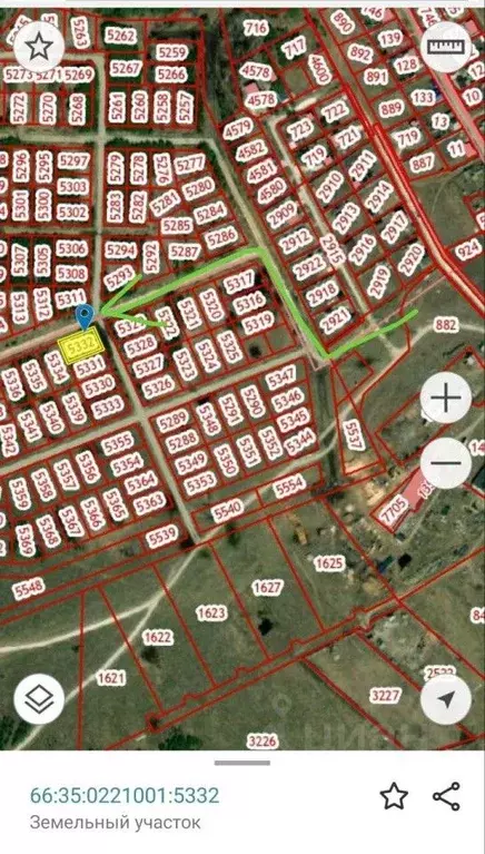 Участок в Свердловская область, Березовский муниципальный округ, пос. ... - Фото 1