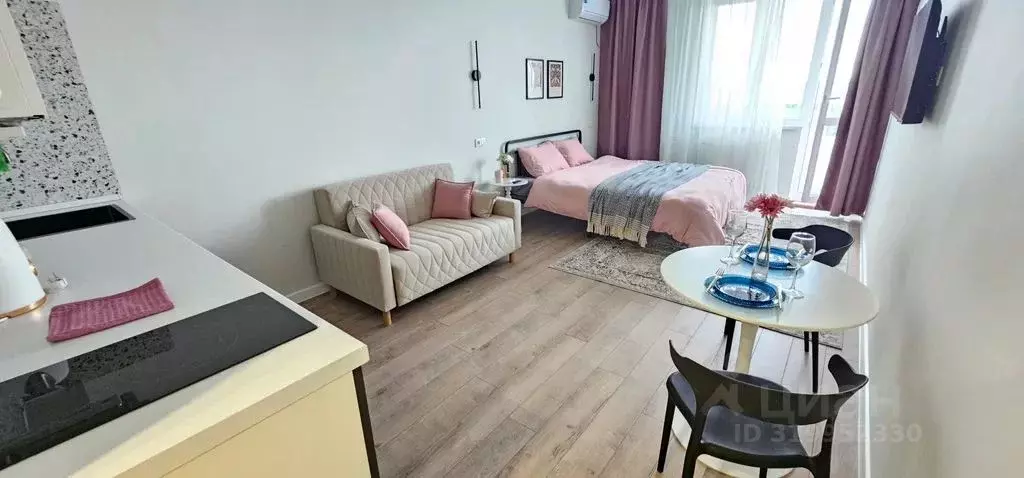Студия Курская область, Курск ул. Энгельса, 158к2 (29.0 м) - Фото 0