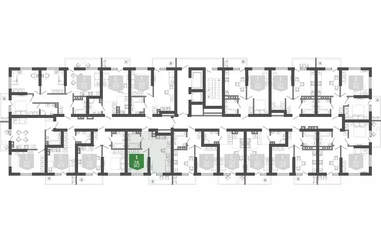 1-комнатная квартира: Сочи, улица Искры, 66/9к3 (34.1 м) - Фото 1