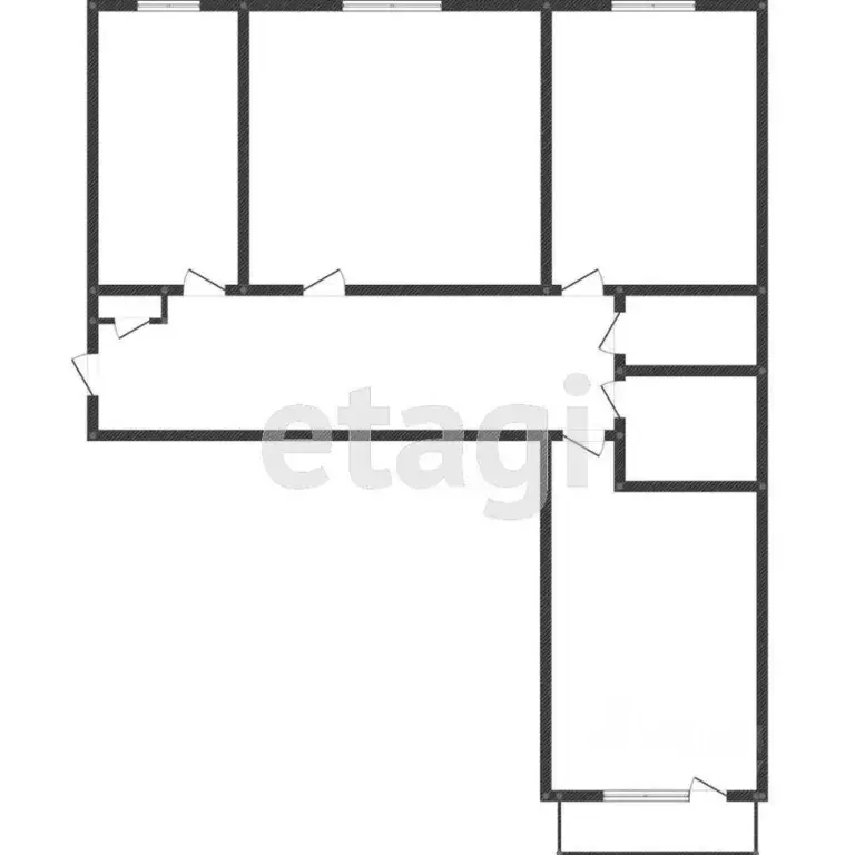 3-к кв. Свердловская область, Нижний Тагил ул. Аганичева, 18 (62.0 м) - Фото 1