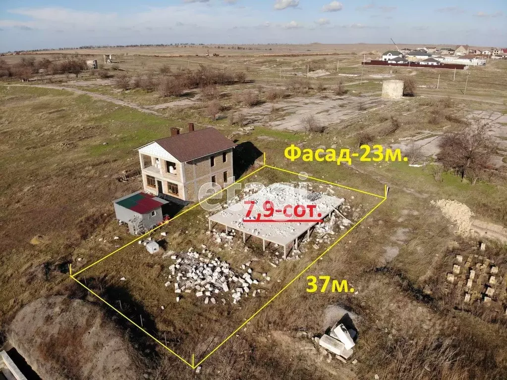 Участок в Крым, Симферопольский район, с. Мирное ул. Угловая, 9 (7.9 ... - Фото 0