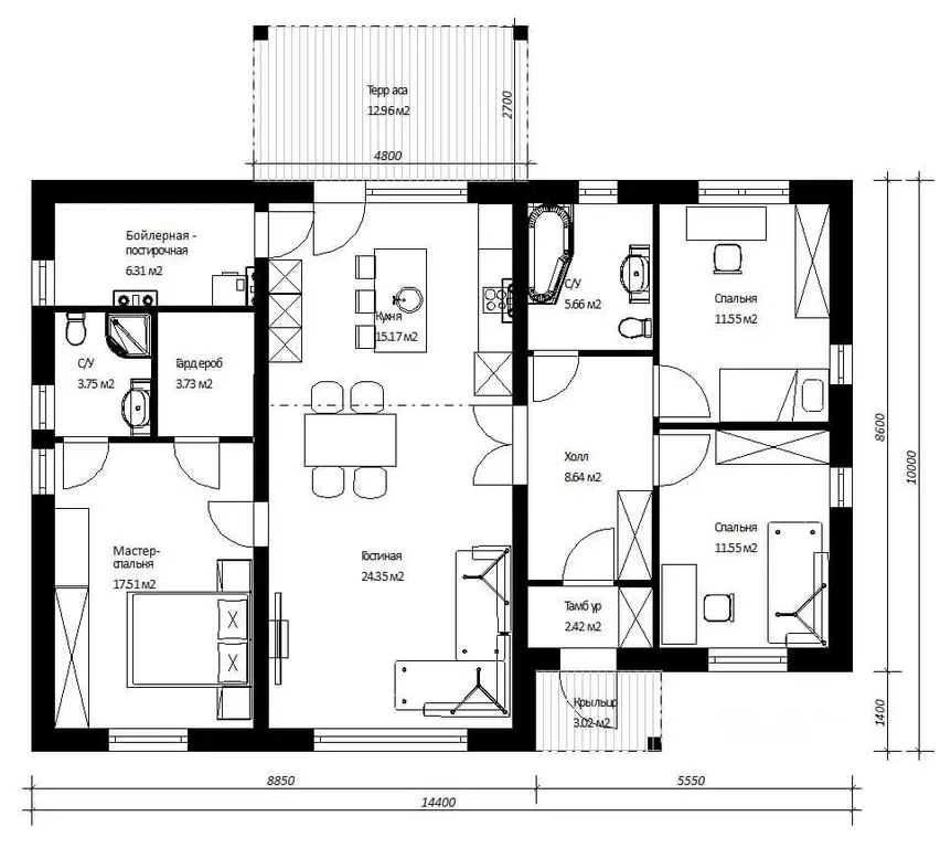 Дом в Московская область, Чехов муниципальный округ, д. Слепушкино  ... - Фото 1