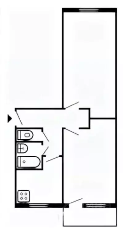 2-к кв. Пермский край, Пермь ул. Крупской, 93 (48.6 м) - Фото 2