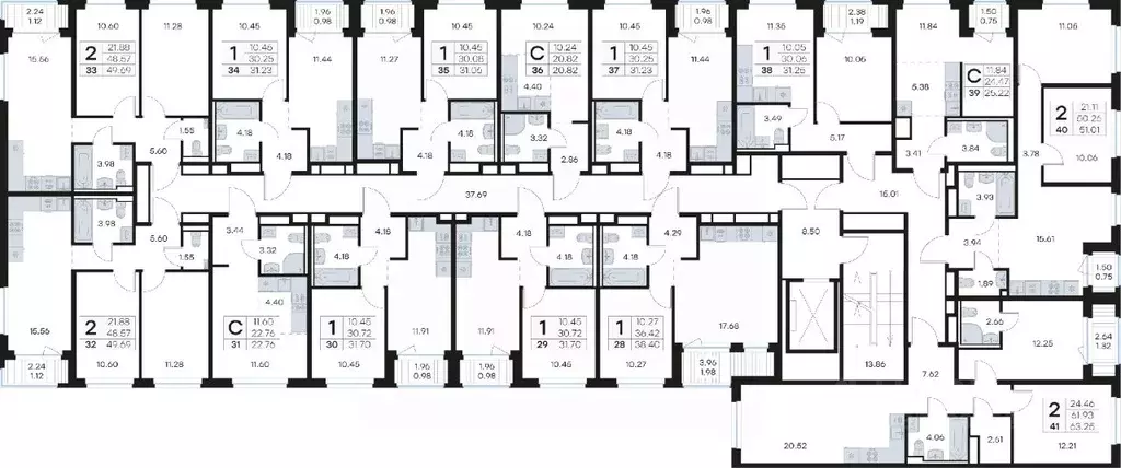 2-к кв. Ленинградская область, Ломоносовский район, Аннинское ... - Фото 2