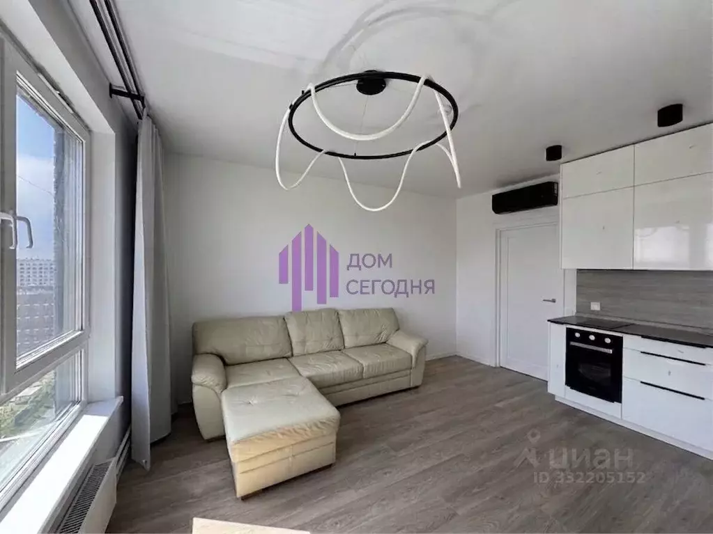 Студия Москва ул. Большое Понизовье, 8 (23.3 м) - Фото 2