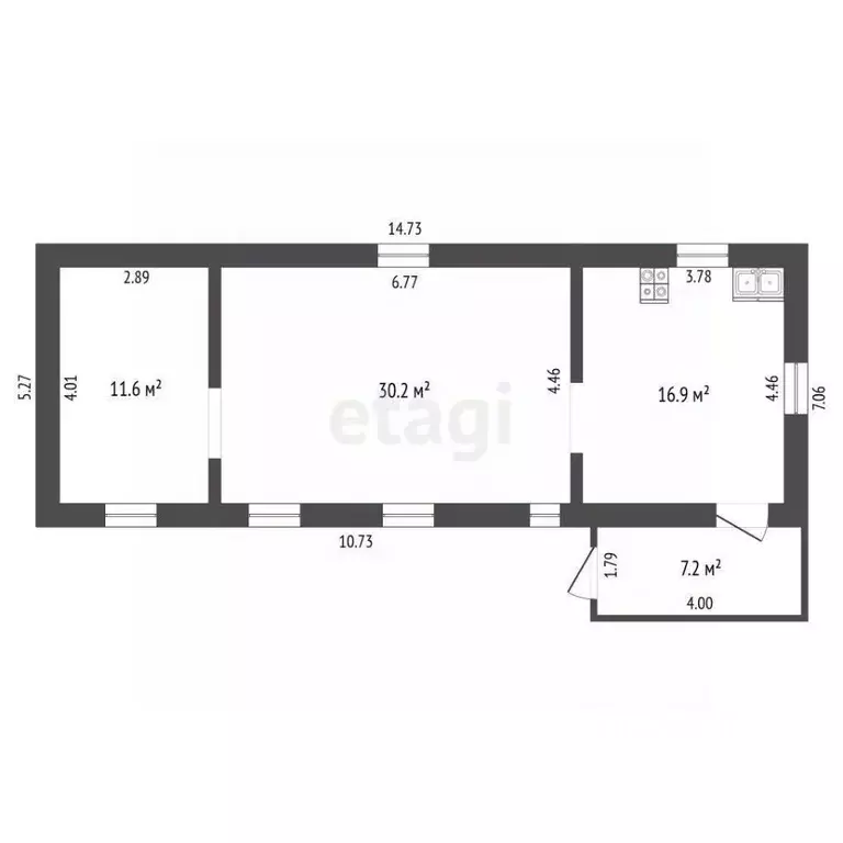 Дом в Оренбургская область, Оренбургский район, с. Пречистинка Большая ... - Фото 2