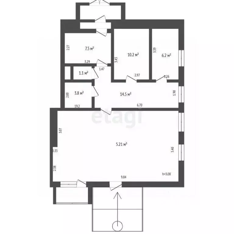 Офис в Чувашия, Алатырь Сурский тракт, 2А (81 м) - Фото 2