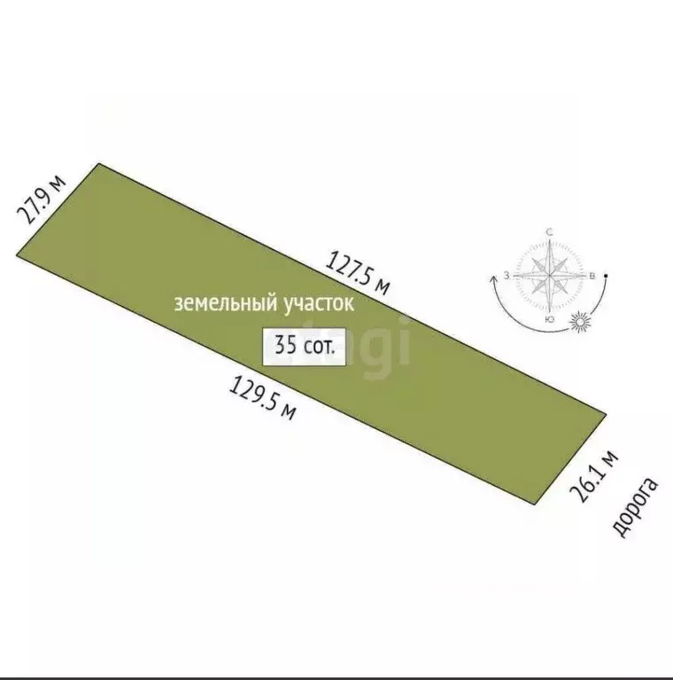 Участок в Тамбовская область, Бондарский муниципальный округ, с. Керша ... - Фото 1