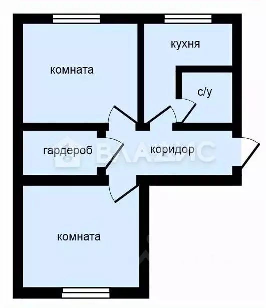 2-к кв. Вологодская область, Вологда ул. Чехова, 28 (46.3 м) - Фото 1
