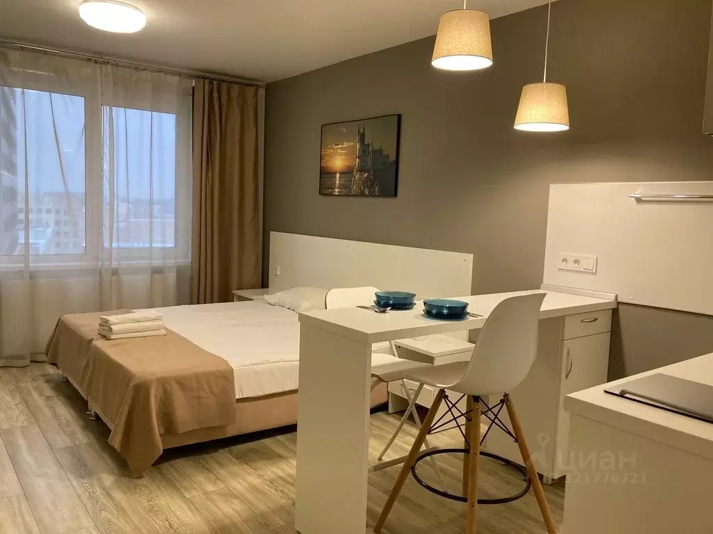 Студия Санкт-Петербург ул. Салова, 61 (23.0 м) - Фото 1