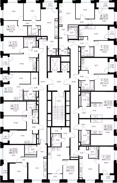 2-к кв. Мурманская область, Мурманск Долина Уюта тер.,  (50.1 м) - Фото 2
