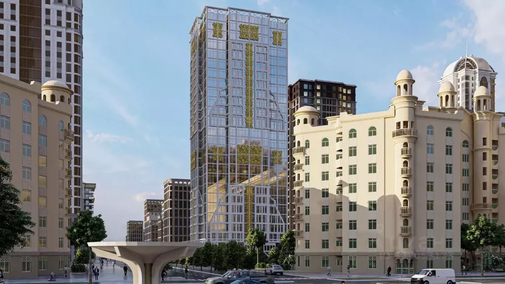 4-к кв. Чеченская республика, Грозный просп. В.В. Путина, 2 (110.9 м) - Фото 1