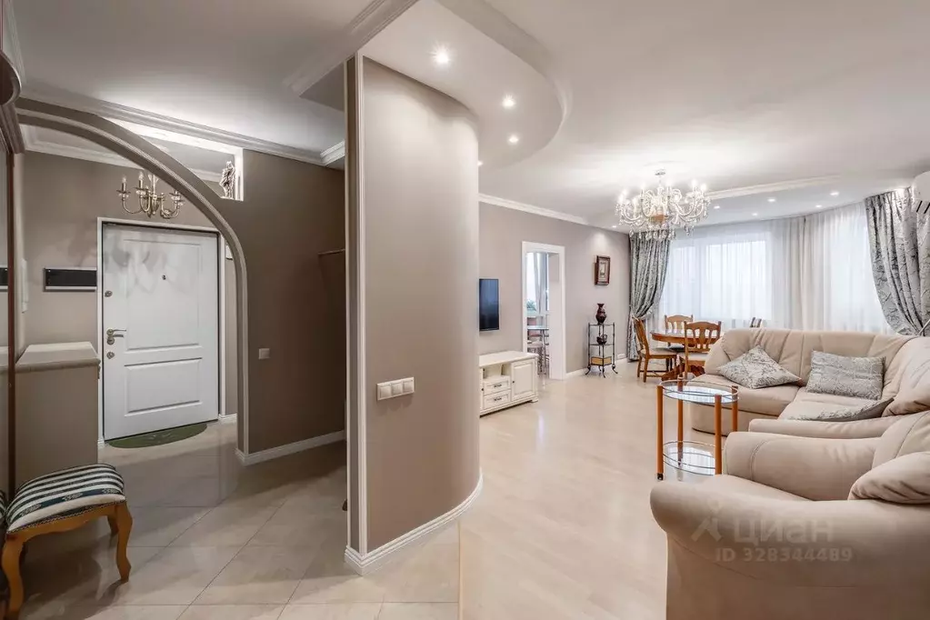 3-к кв. Москва ул. Академика Семенова, 3 (100.2 м) - Фото 0