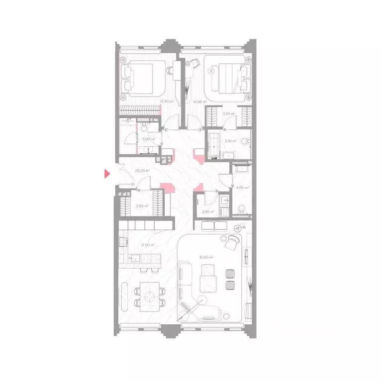 3-к кв. Москва Никольская ул., 8 (126.5 м) - Фото 0