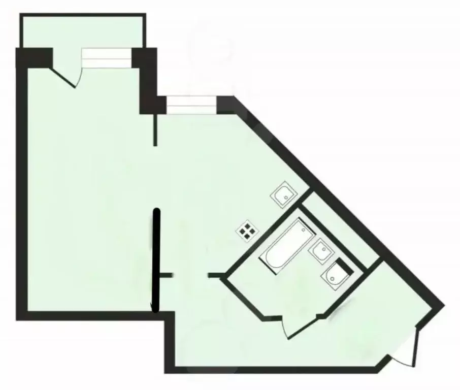 1-к кв. Санкт-Петербург Ланское ш., 14к1 (41.0 м) - Фото 1