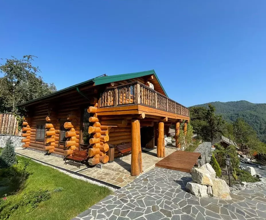 Дом в Краснодарский край, Сочи Красная Поляна пгт, ул. ГЭС, 35Б (460 ... - Фото 1