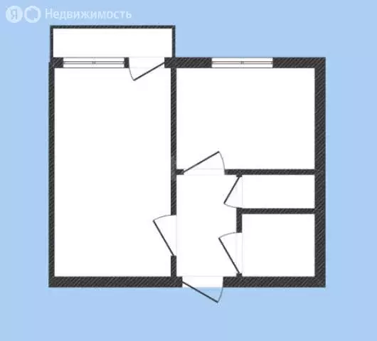 1-комнатная квартира: Губкин, Преображенская улица, 12 (34 м) - Фото 1