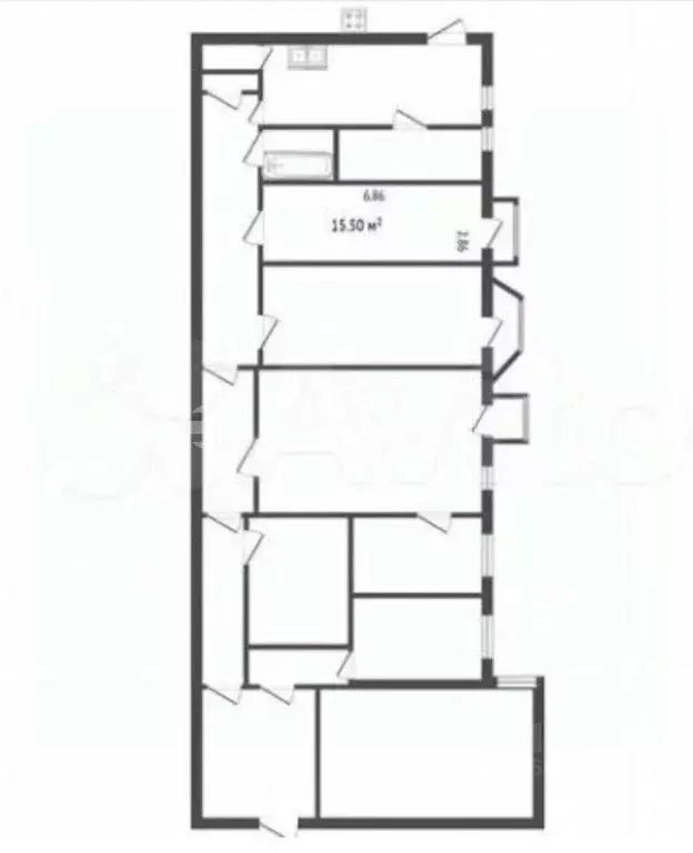 Комната Санкт-Петербург Загородный просп., 24 (15.5 м) - Фото 2