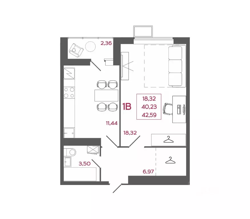 1-к кв. Пензенская область, Пенза Маньчжурия мкр, Стрижи жилой ... - Фото 1