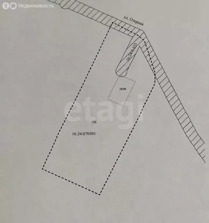 Дом в село Берёзовка, Озёрная улица (54.3 м) - Фото 2