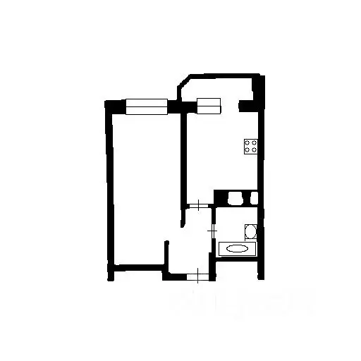 1-к кв. Московская область, Мытищи ул. Кедрина, 3 (34.3 м) - Фото 2