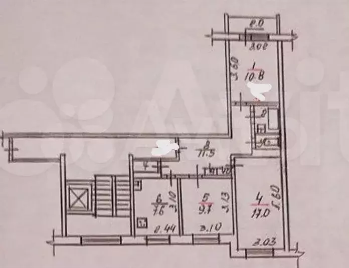 3-к. квартира, 62,7 м, 7/9 эт. - Фото 0