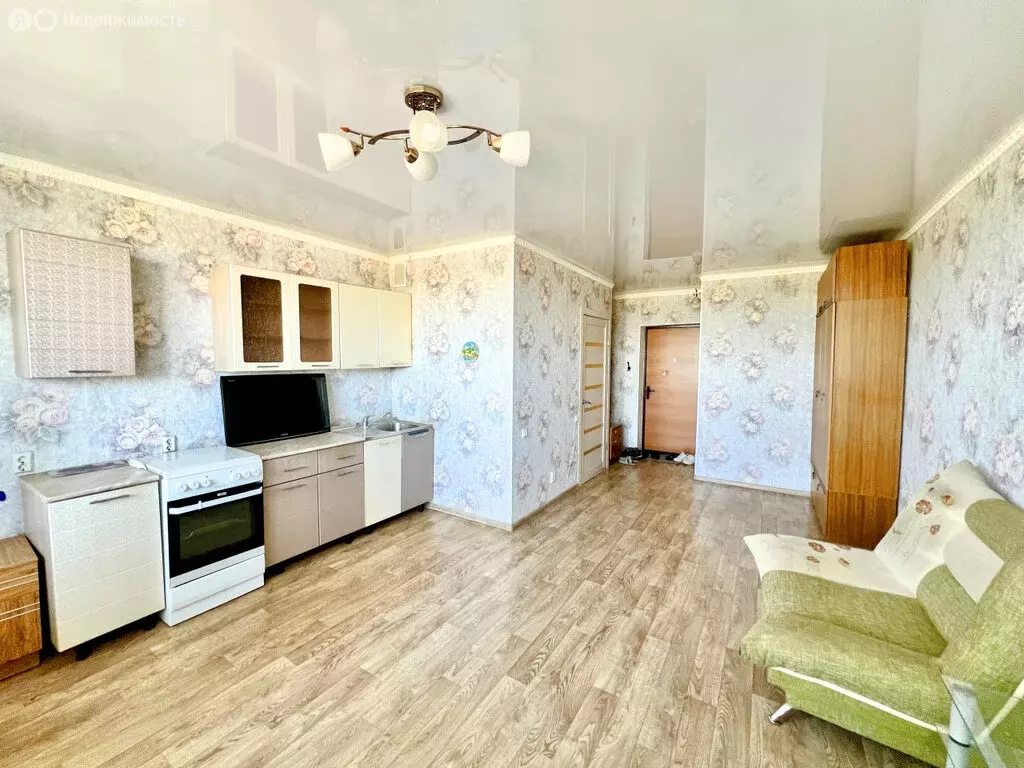 Квартира-студия: Оренбург, микрорайон Карачи, улица Ямашева, 8 (27.7 ... - Фото 1
