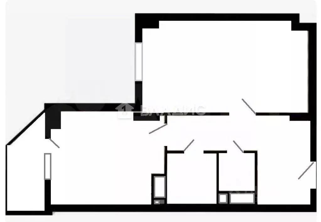 1-к кв. Воронежская область, Воронеж ул. Историка Костомарова, 46/4 ... - Фото 2