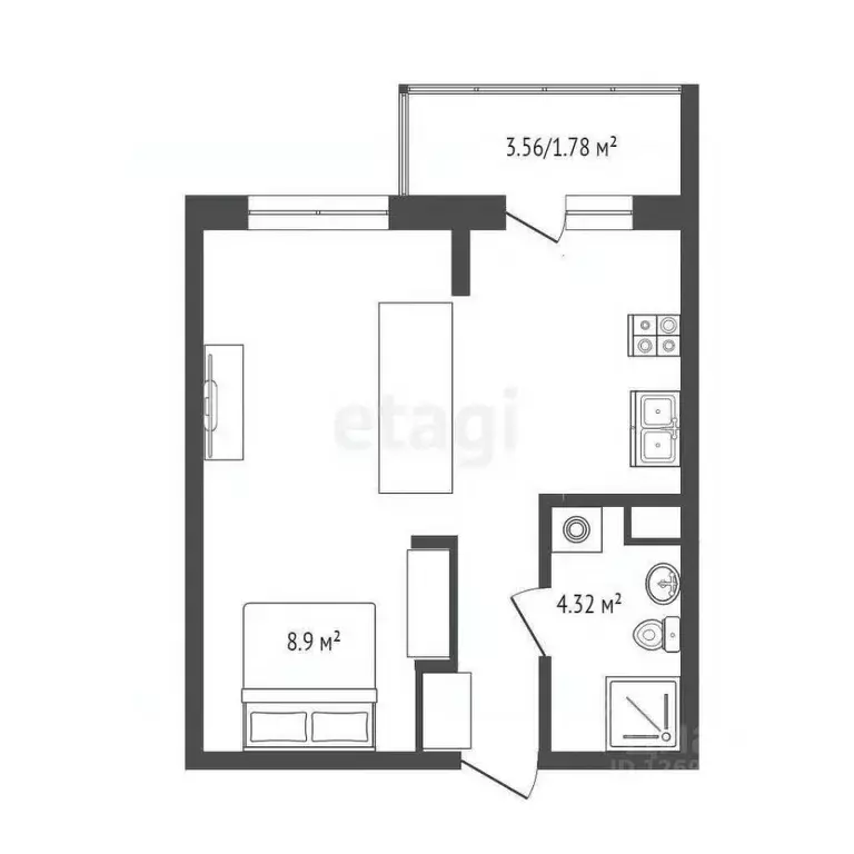 1-к кв. Московская область, Мытищи бул. Тенистый, 23 (35.2 м) - Фото 1