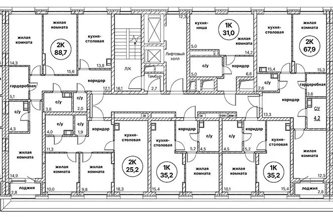 1-к кв. Нижегородская область, Нижний Новгород Мещерское Озеро ... - Фото 2
